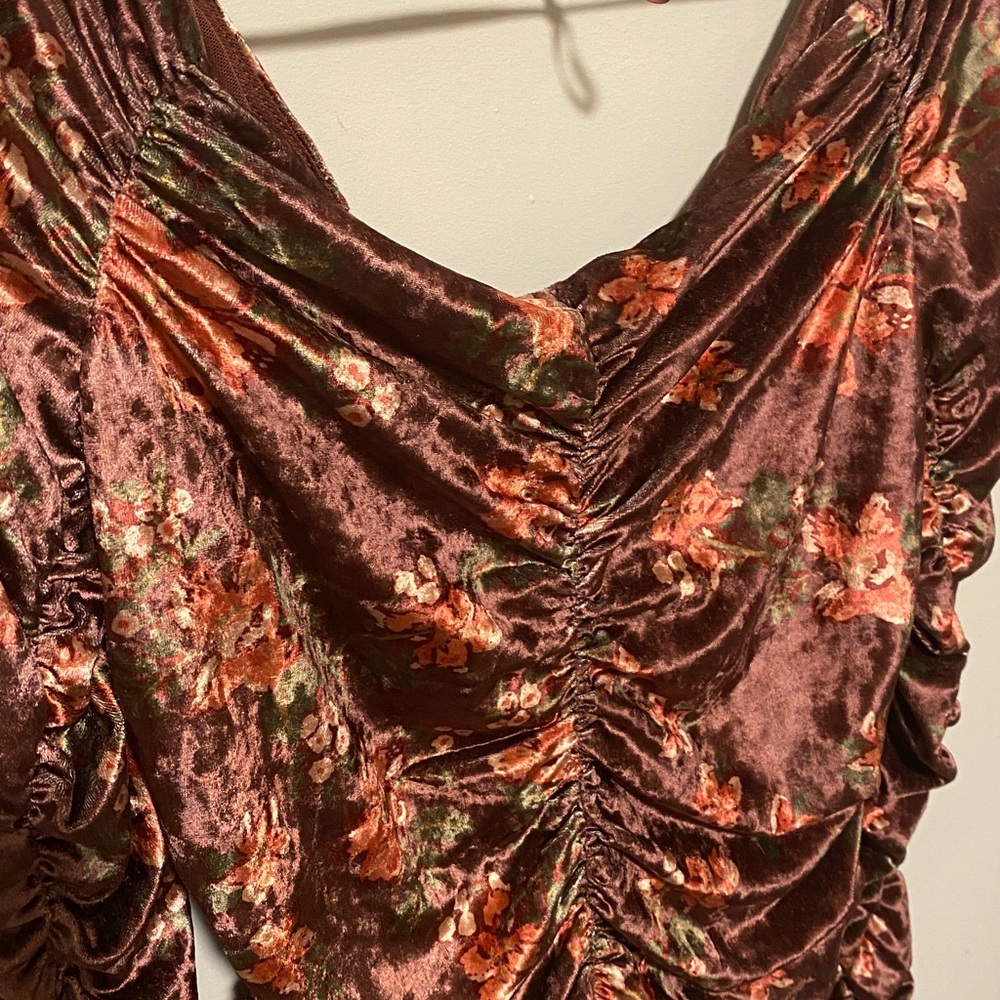 NWOT Velvet Free People Reina Off The Shoulder Top Size Large - Picture 5 of 7